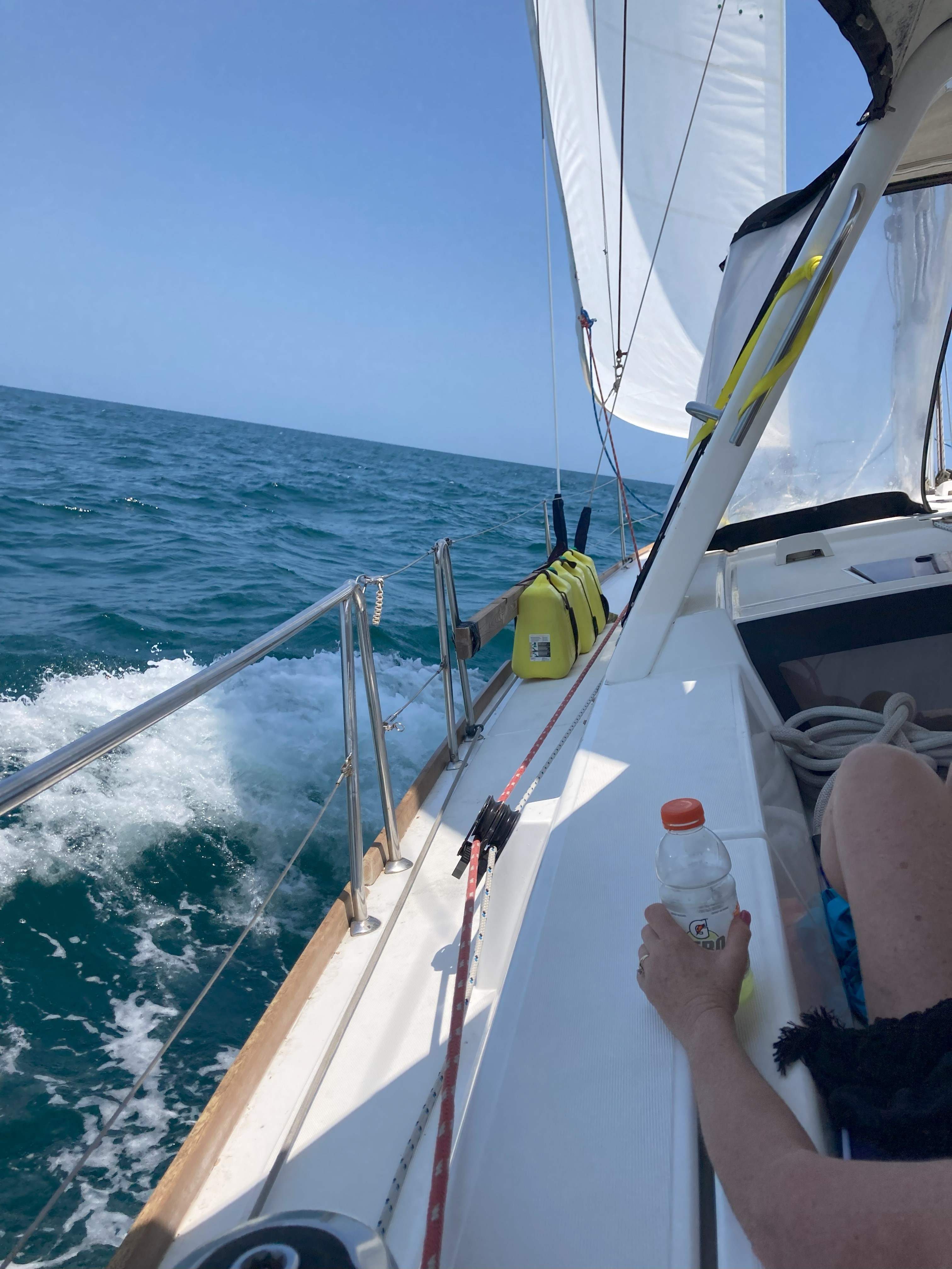 Calm day sailing from Corpus